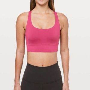 Lululemon Energy Bra *Long Line Violet Red Size 4